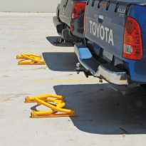 parking space protectors by abbas line marking